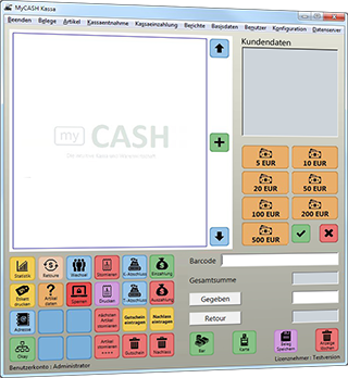 myCash - die individuelle Registrierkasse zum günstigen Preis!