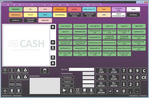 myCash - die individuelle Registrierkasse zum günstigen Preis!